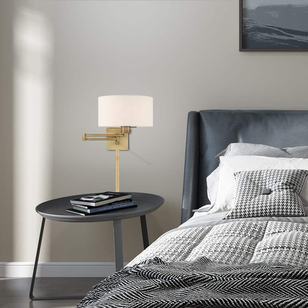 Kevyn Single Light Steel Dimmable Swing Arm Sconce