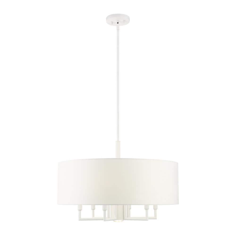 Moonlighter 7 Light Metal Dimmable Drum Chandelier
