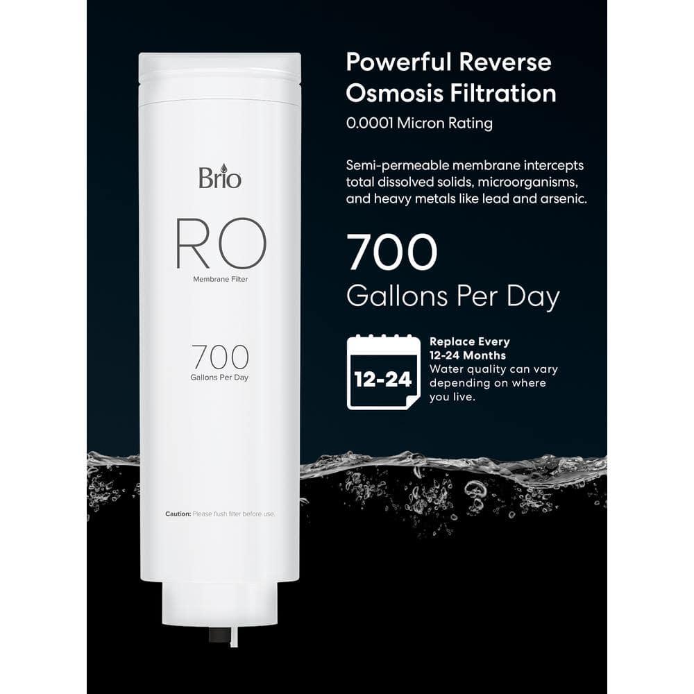 Brio Reverse Osmosis Membrane Replacement for ROSL700, ROSL700BLK, ROSL700WHT, Piece Count 1