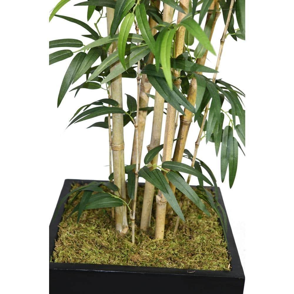Vintage Home Artificial Faux Real Touch 78" Tall Natural Bamboo Tree And 14" Planter
