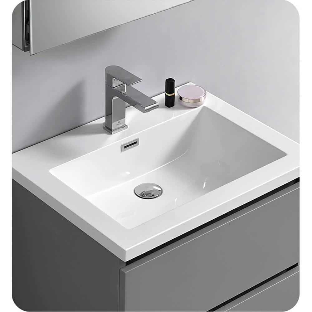 Lazzaro 24" Freestanding Single Modern Bathroom Cabinet - Cabinet Only (Top and Sink Not Included)