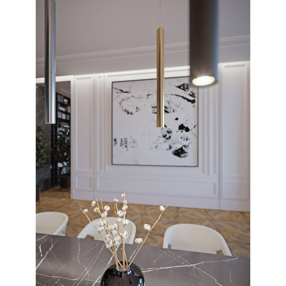 AFX Eli 16" Pendant Satin Nickel Satin