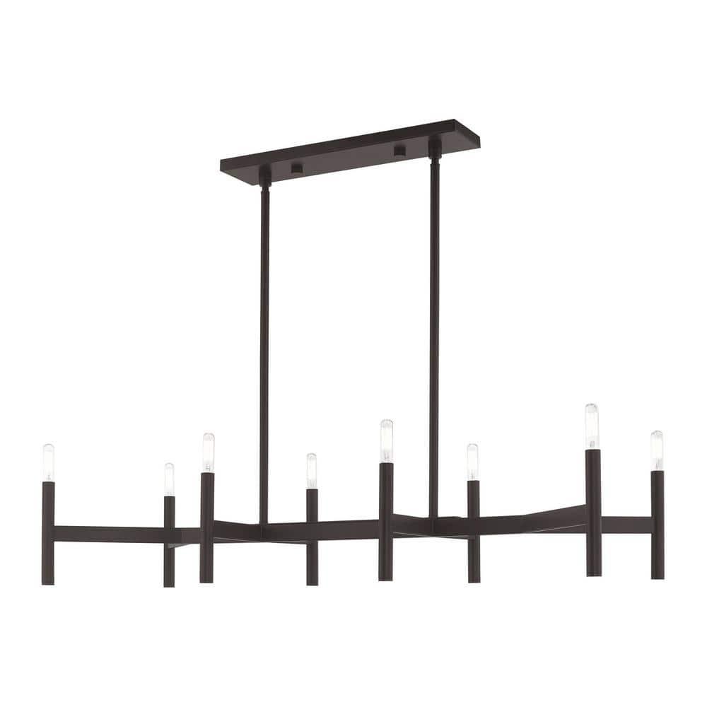 Livex Lighting Copenhagen 8 - Light Chandelier in  Bronze