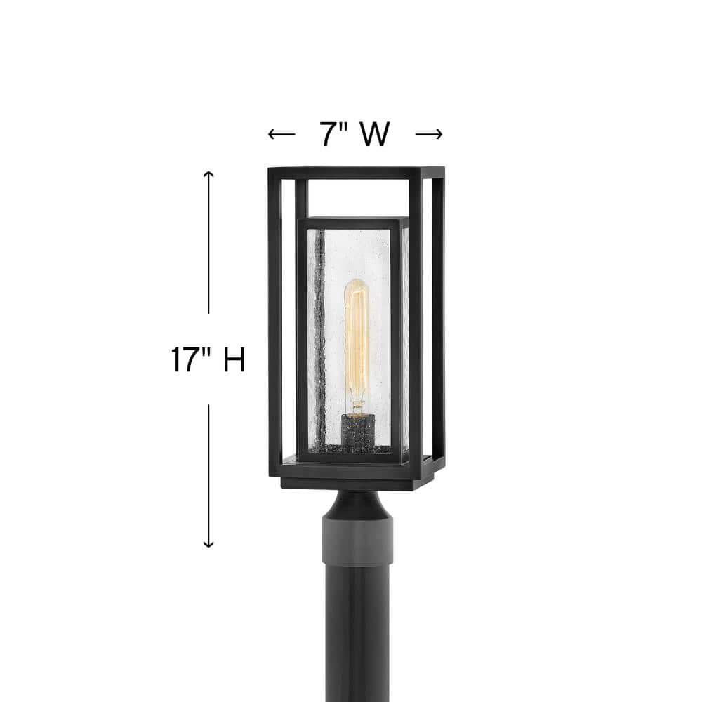 Hinkley Republic Black 1 - Light 17" H Hardwired Lantern Head