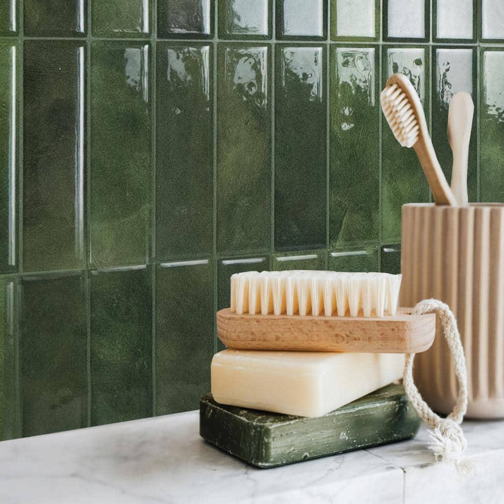 Peel and Stick Gel Backsplash Tile Morocco 11.5'' x 9''