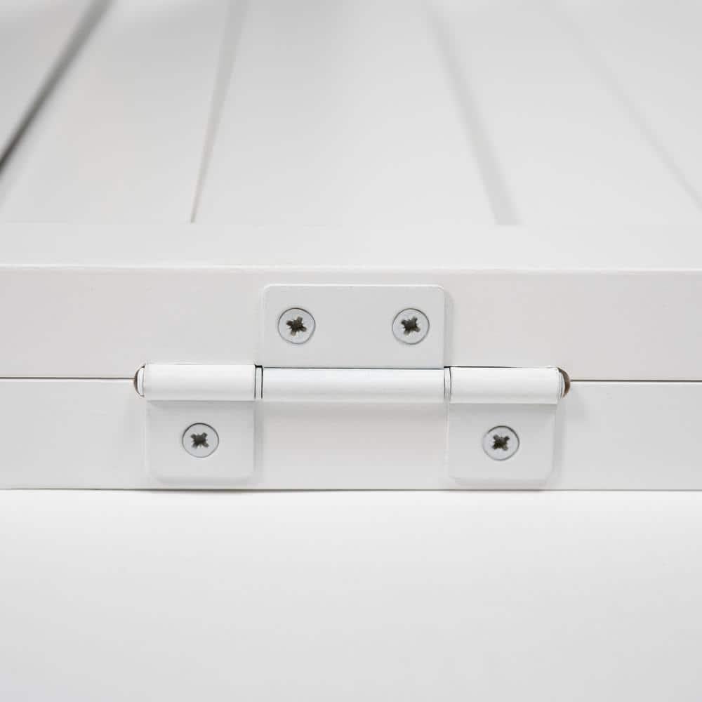 Kimberly Bay Louvered Wood Painted Plantation Bi-Fold Door