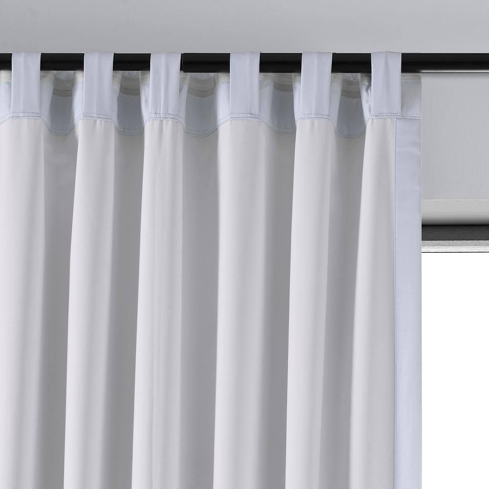 HPD Half Price Drapes Essential Solid Blackout Curtains for Bedroom 96 Inches Long (1 Panel) Thermal Insulated Blackout Curtains for Living Room Rod Pocket Window Curtains, 50W x 96L, Off White