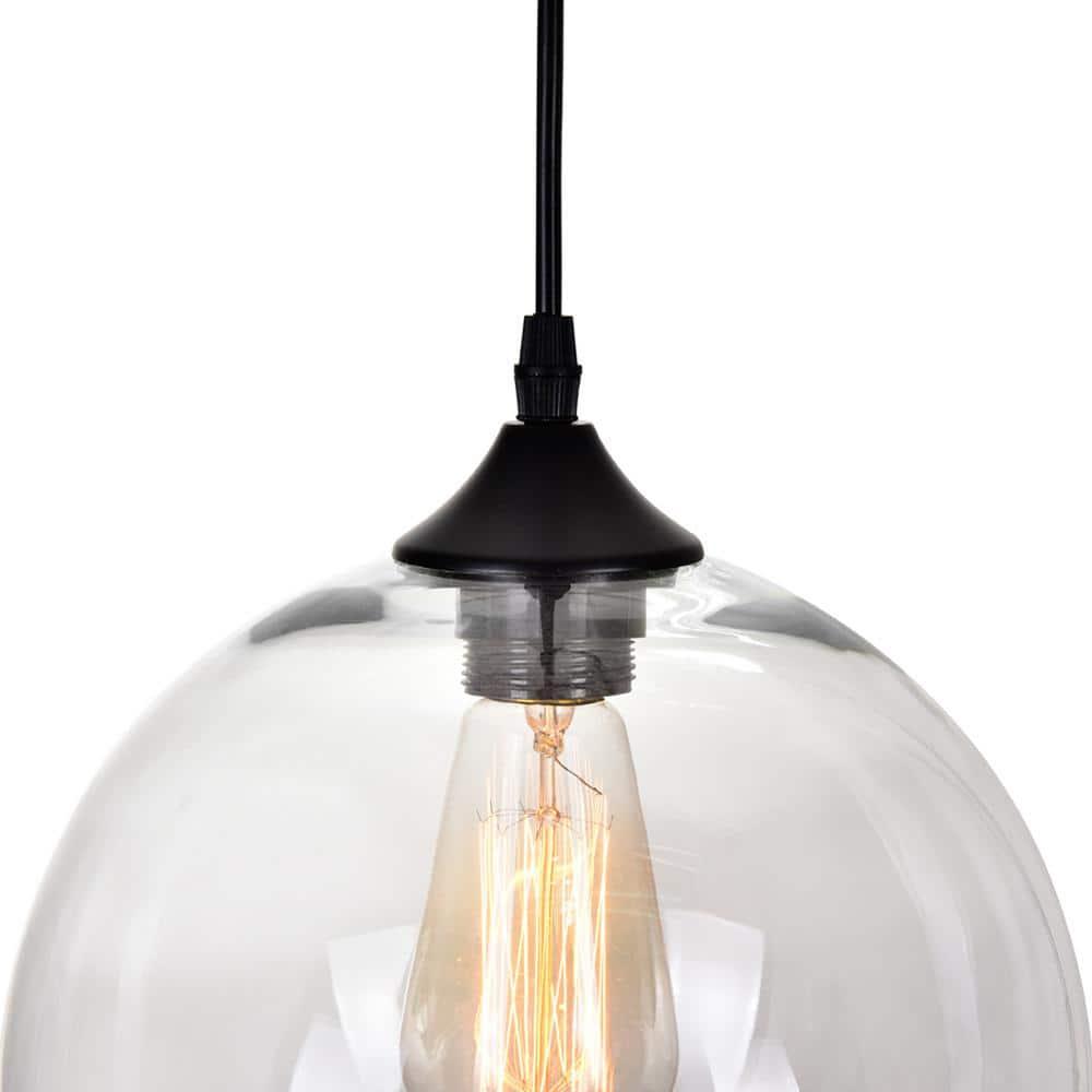 CWI Lighting 1 Light Contemporary Glass Mini Down Pendant in Clear