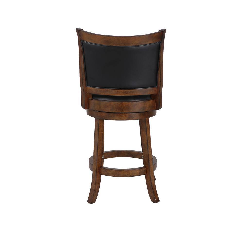 New Classic Furniture,Furniture Bristol 24" Solid Wood Counter Stool In Brown
