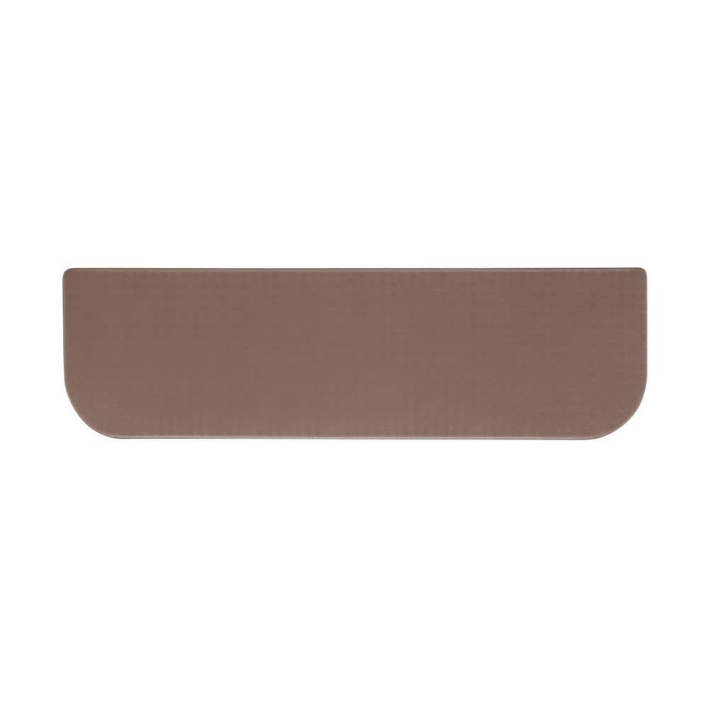Anti-Fatigue Kitchen Mat, Mocha, Playa Basketweave Wedge by Chef Gear, 17.5 in. x 60 in.