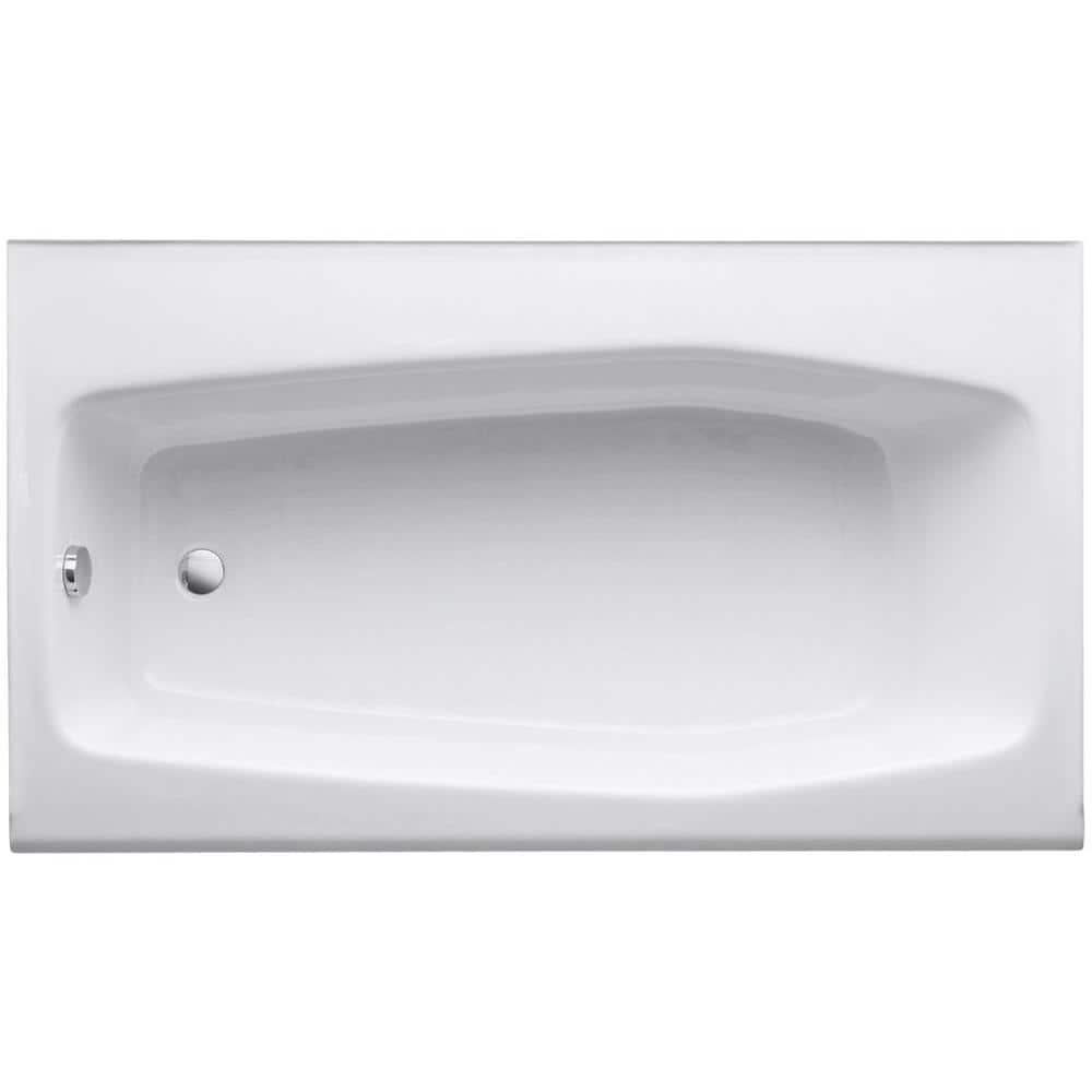 Villager Alcove 60" x 34" Alcove/Tile in Cast Iron Soaking Bathtub