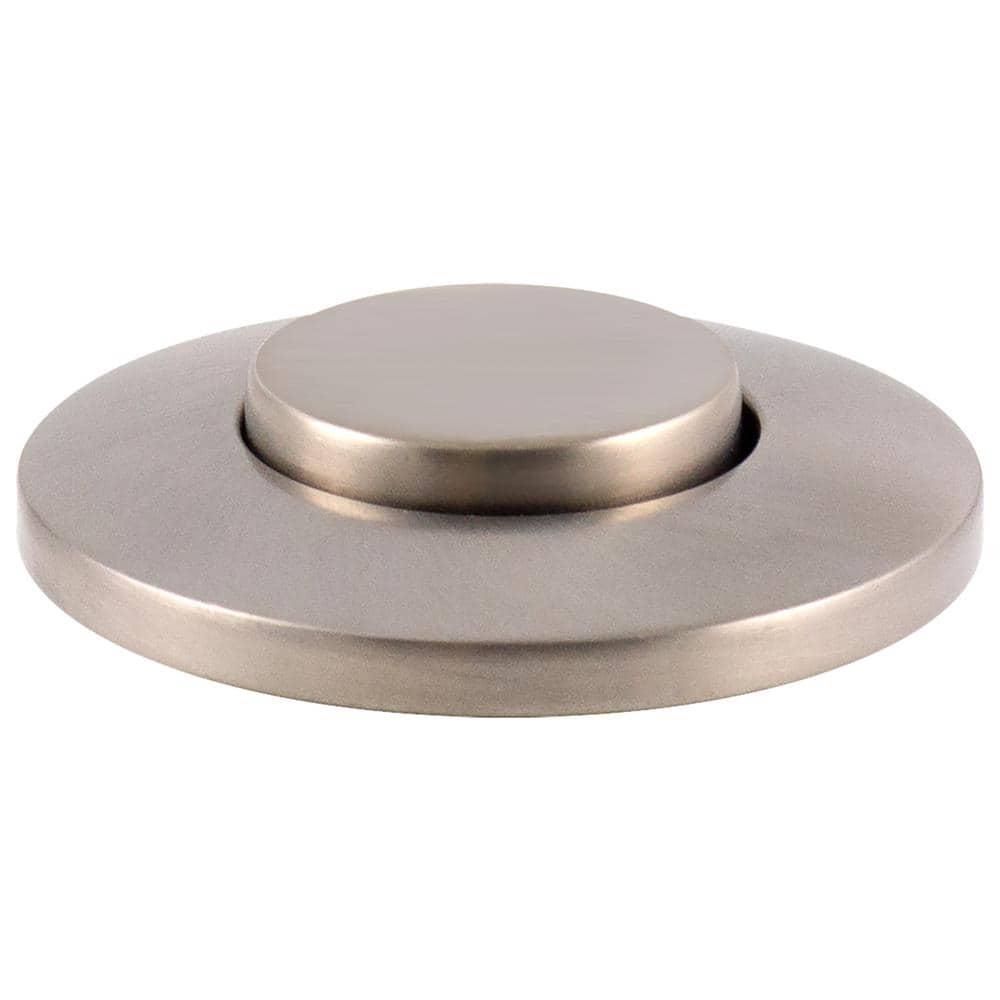 Westbrass Kitchen Sink Waste Disposal Air Switch and Dual Outlet Control Box, Flush Button