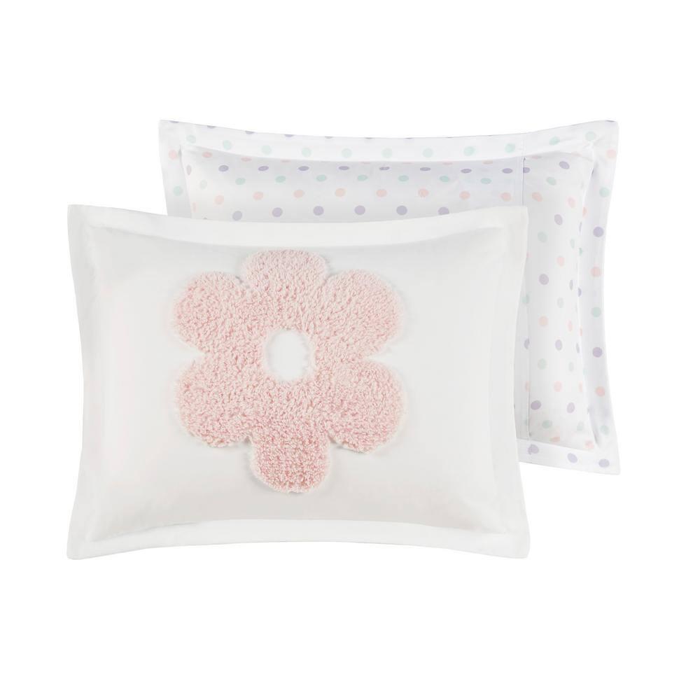 Gracie Floral Reversible Tufted Chenille Duvet Cover Set