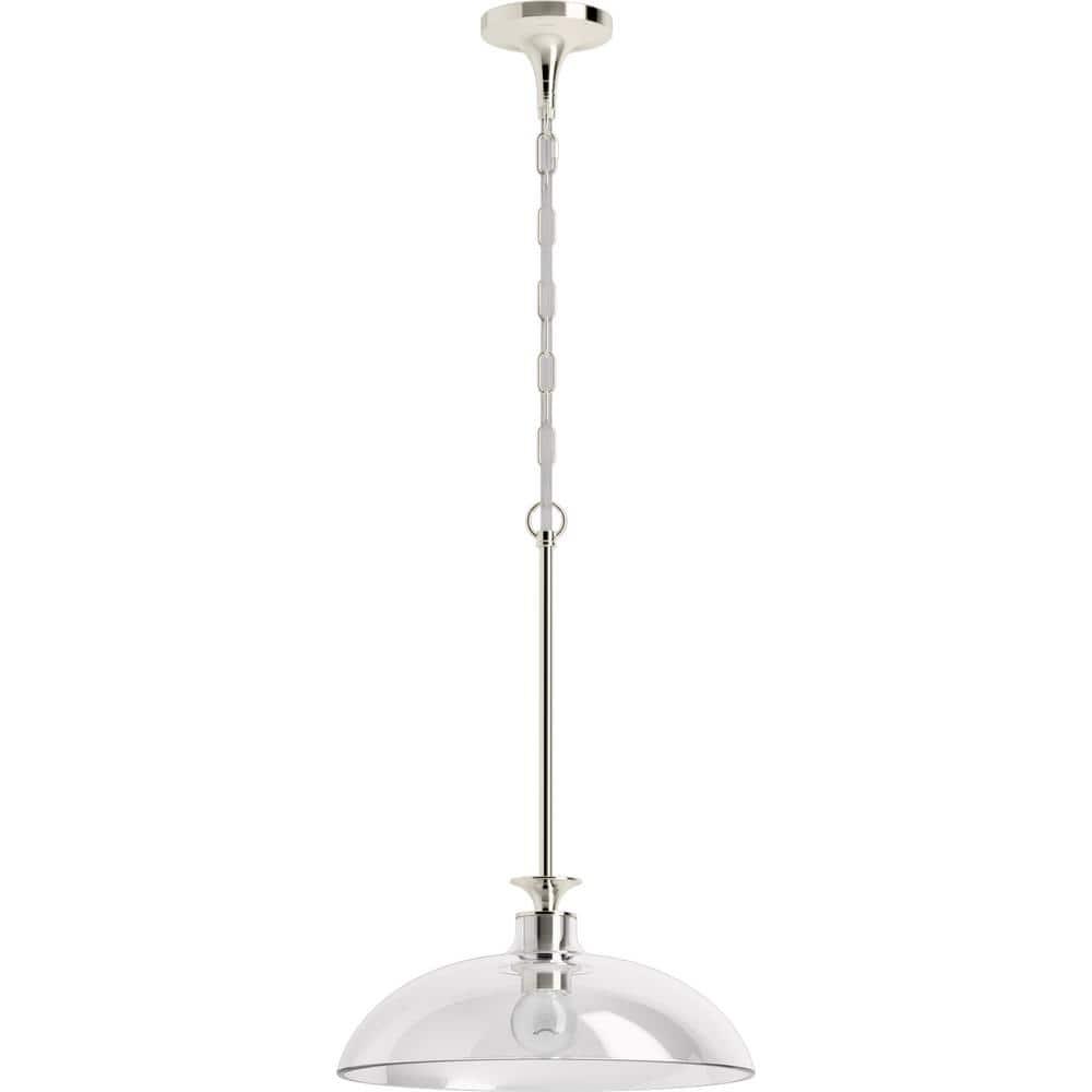 Tone 1 Light Pendant Lighting Fixture for Kitchen Island, 6' Adjustable Cord Length