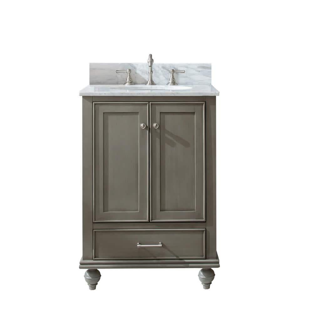Melissa 24" Single Vanity - Grain White