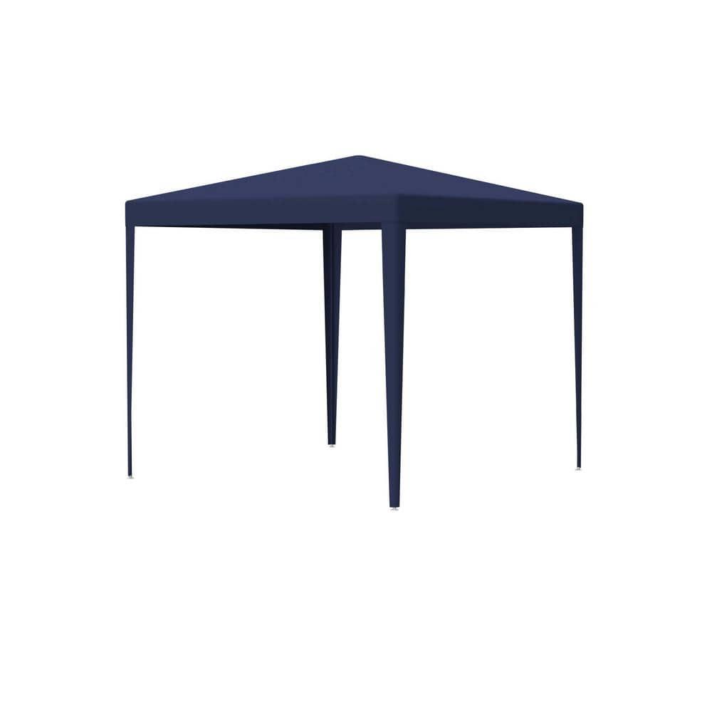 Gzxs 10X10Ft Canopy Tent Outdoor Activity Canopy Shelter Gazebo with 4 Removeable Sidewalls, Party Wedding BBQ Events Tent (Blue)