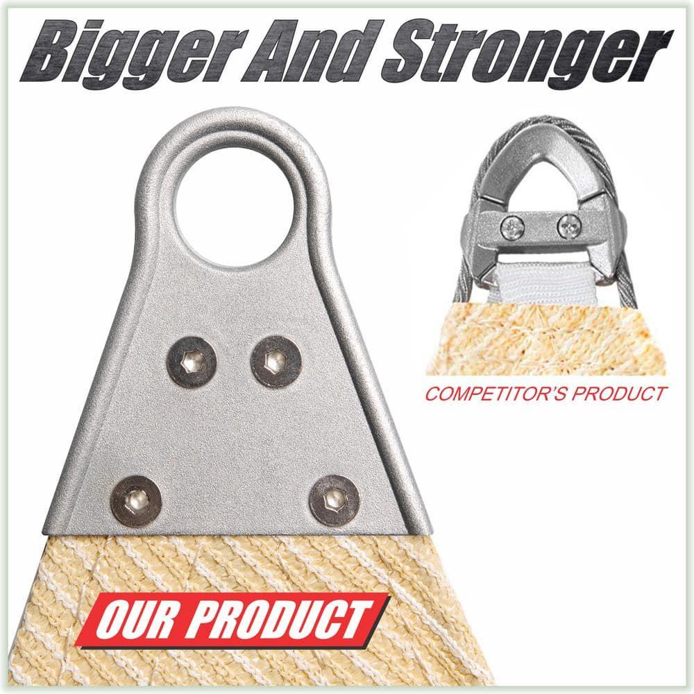 ColorTree Customizable 260 GSM Heavy-Duty Super Ring Sun Shade Sail – Durable & UV-Resistant