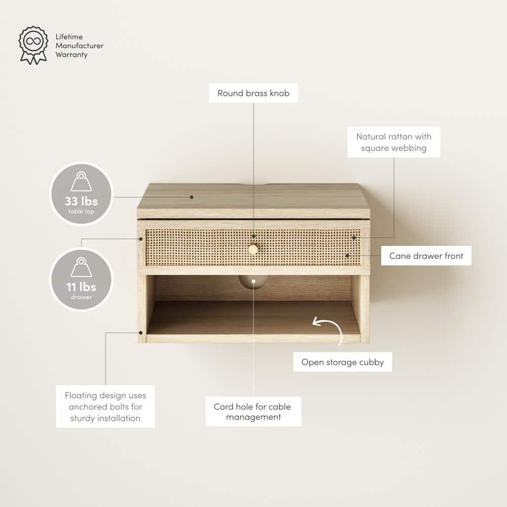 1 - Drawer Nightstand