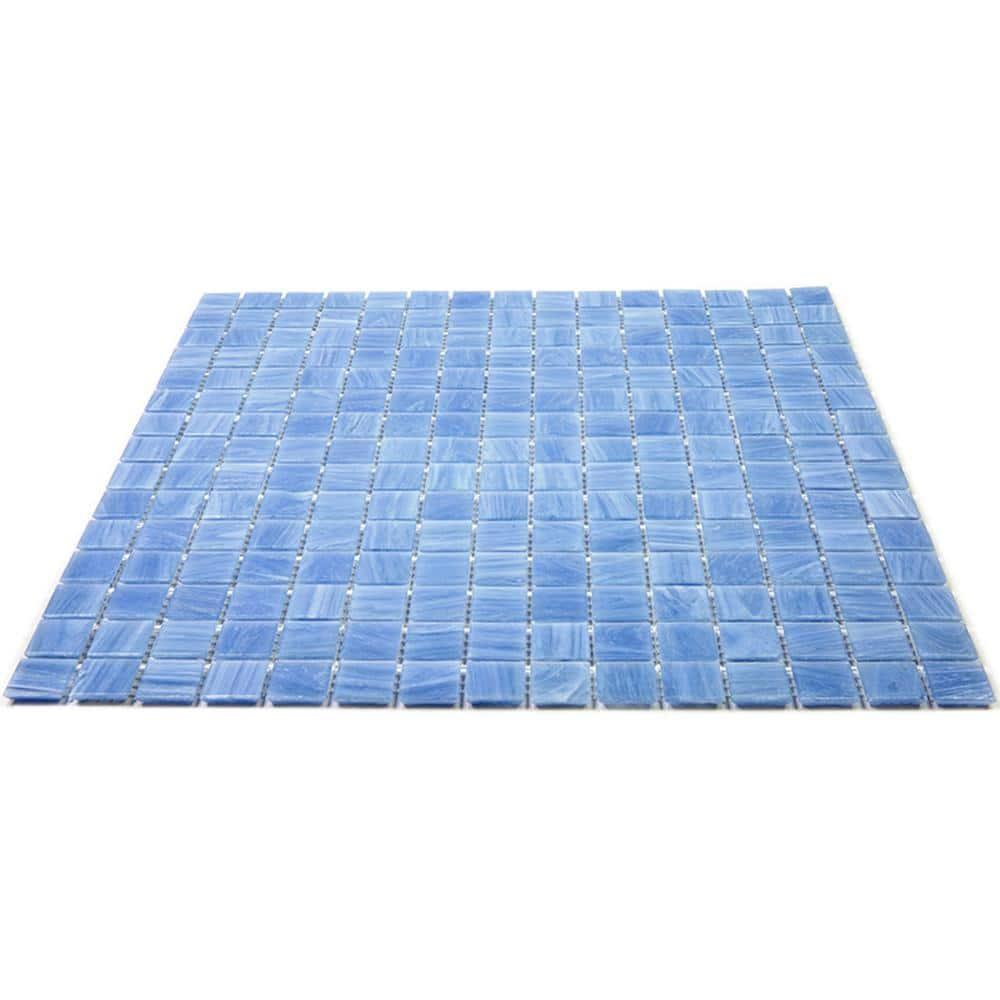 Celestial 0.8" x 0.8" Glass Grid Mosaic Wall & Floor Tile
