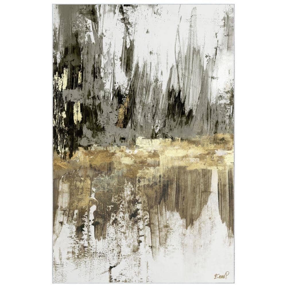 Empire Art Direct Modern City Scape Reflection II Washable Area Rug, Heavenly Softness with Non-Slipping Backing