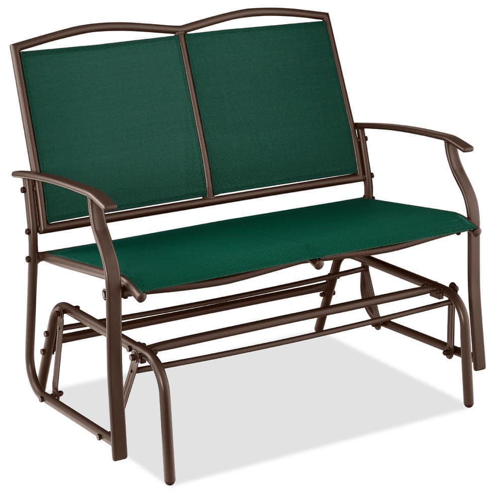 Winston Porter Nethuki Metal Outdoor Glider