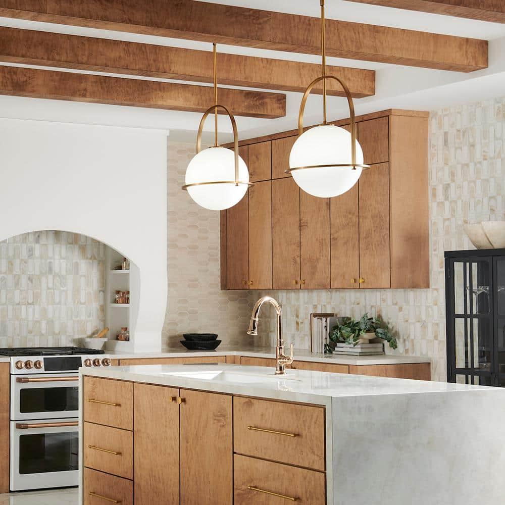 Arie Single Light Glass Dimmable Pendant