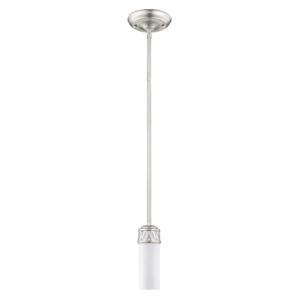 Livex Lighting Westfield 1 - Light Pendant in  Brushed Nickel