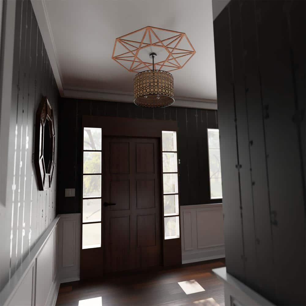 Guardian Fretwork Ceiling Medallion