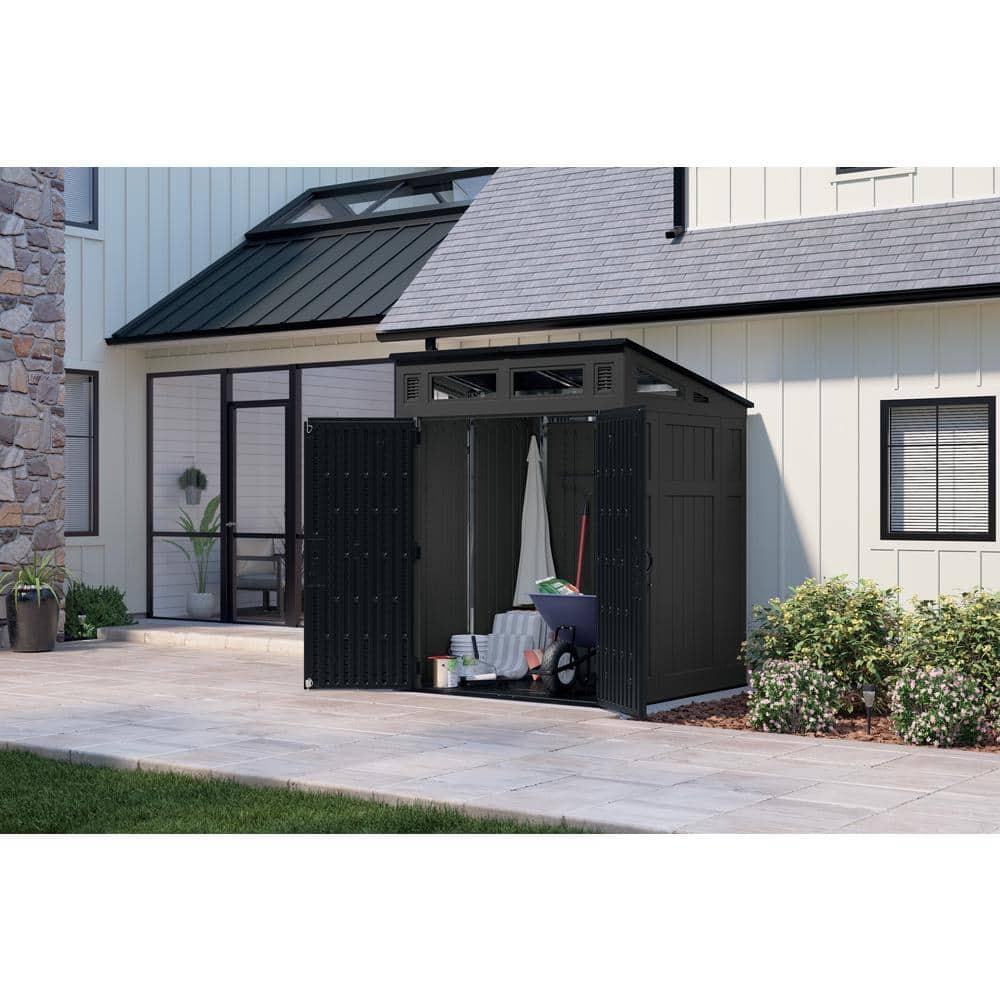 Suncast Suncast Modernist 6 ft. W x 5 ft. D Resin Vertical Storage Shed
