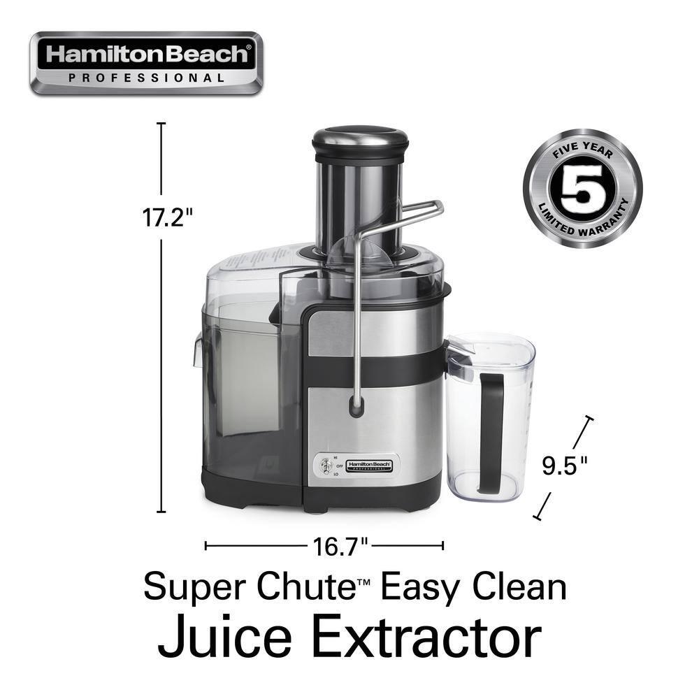 Hamilton Beach Hamilton Beach® Professional Super Chute Easy Clean Juice Extractor