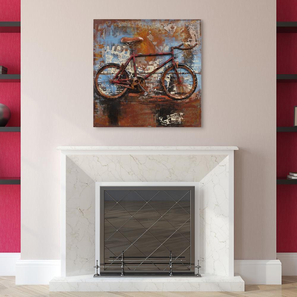 Empire Art Direct 'Biking' 3D Metal Wall Art