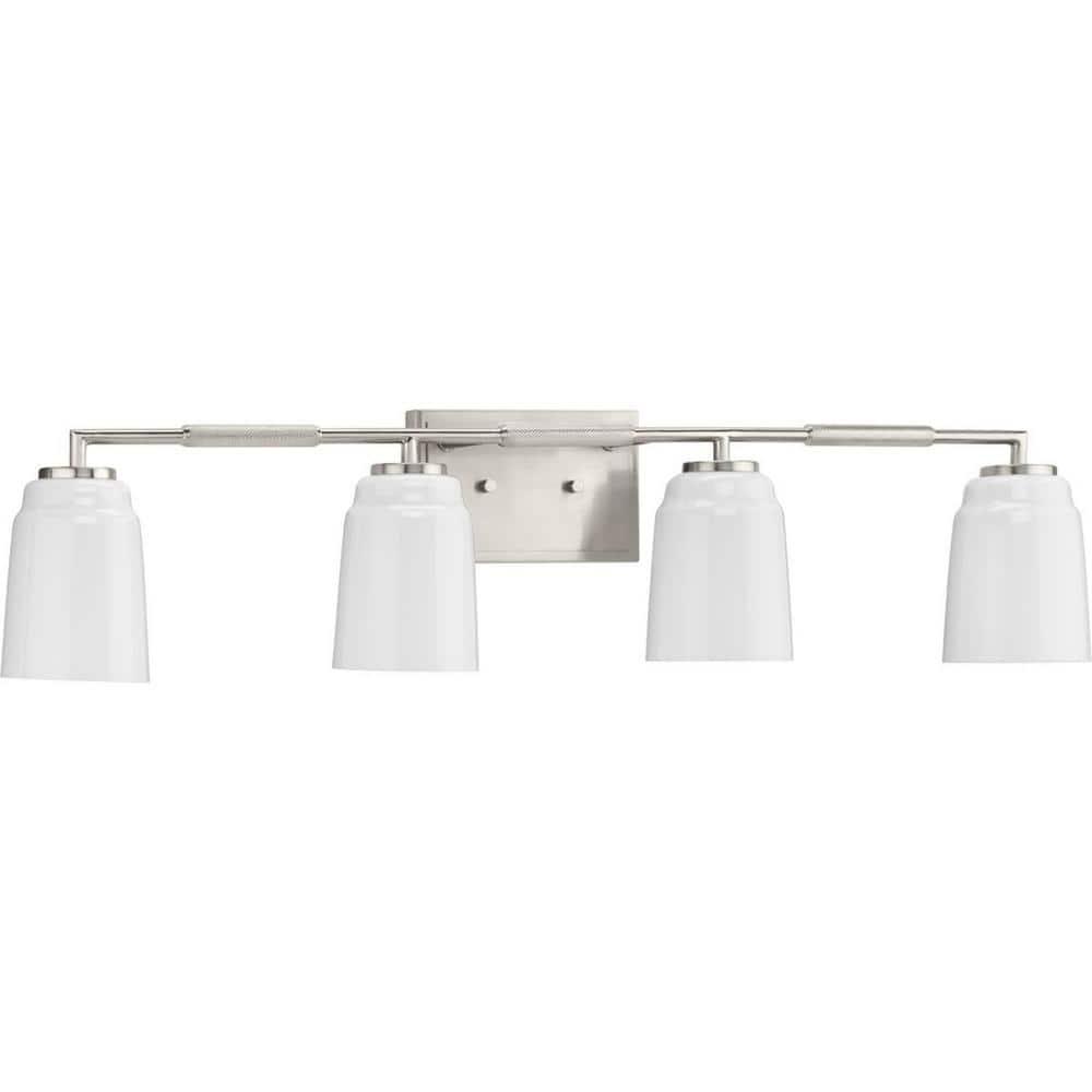 Progress Lighting Spenser 4 - Light Vanity in  Brushed Nickel