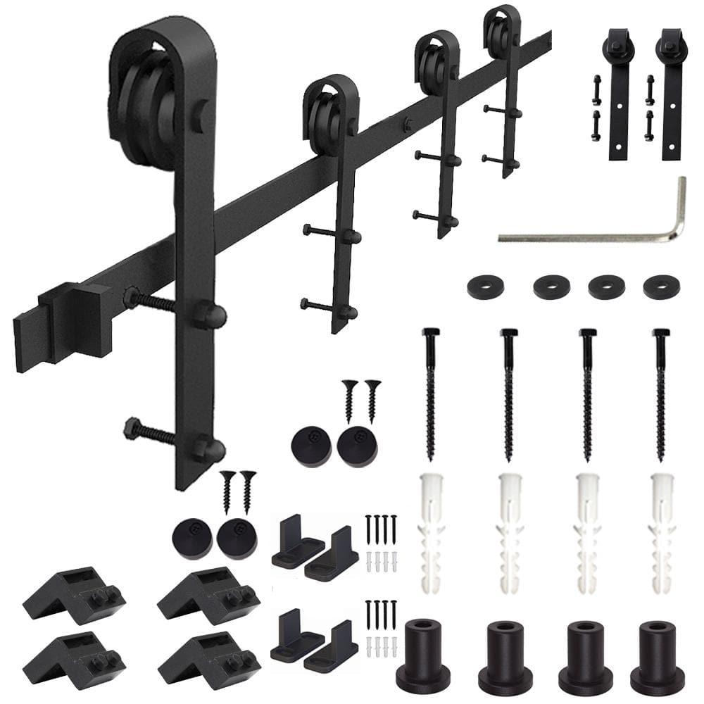 Lazio Sliding Standard Double Barn Door Hardware Kit