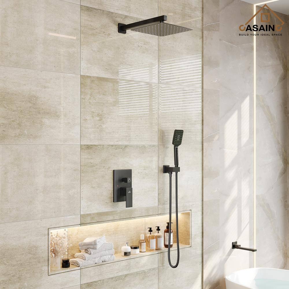 Shower Faucets & Systems All-In-One Kit with Rough in-Valve