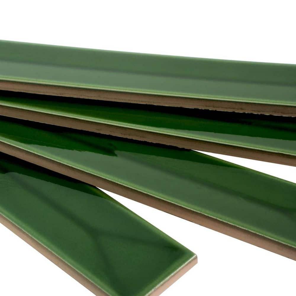 Apollo Tile Horizonte 2 X 16 In. Glossy Ceramic Deco Subway Wall Tile (10.76 Sq Ft/Case) - 50 Pack