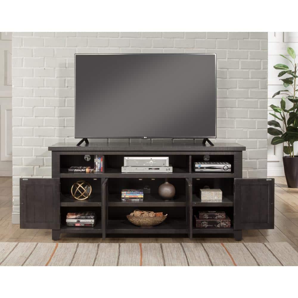 Martin Svensson Home West Mill 65" Solid Wood TV Stand Gray