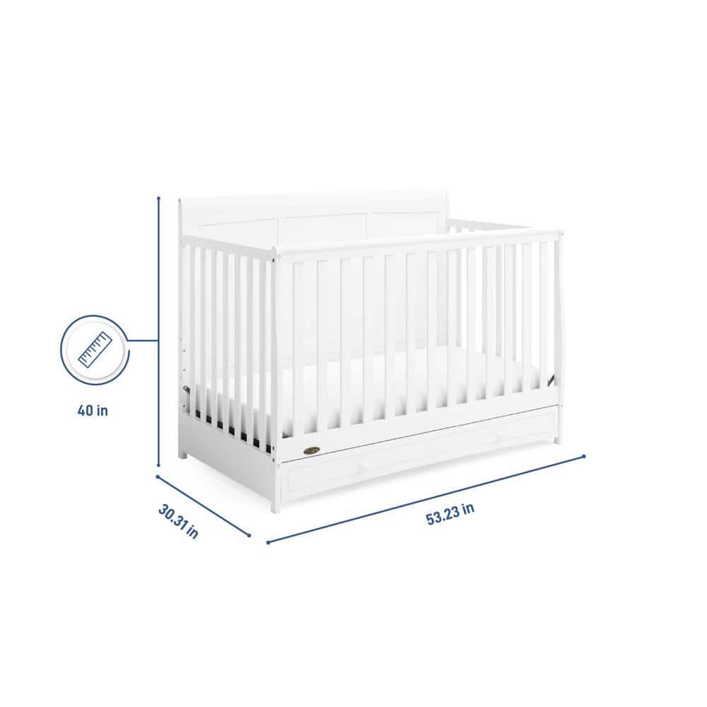 Graco Asheville 4-in-1 Convertible Crib with Storage