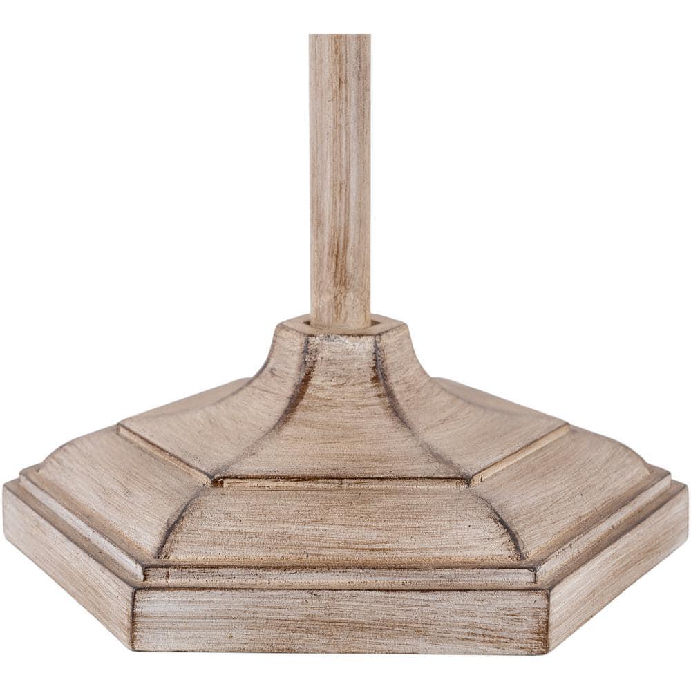 Eburne Classic Gray Floor Lamp with Linen Polyester Shade