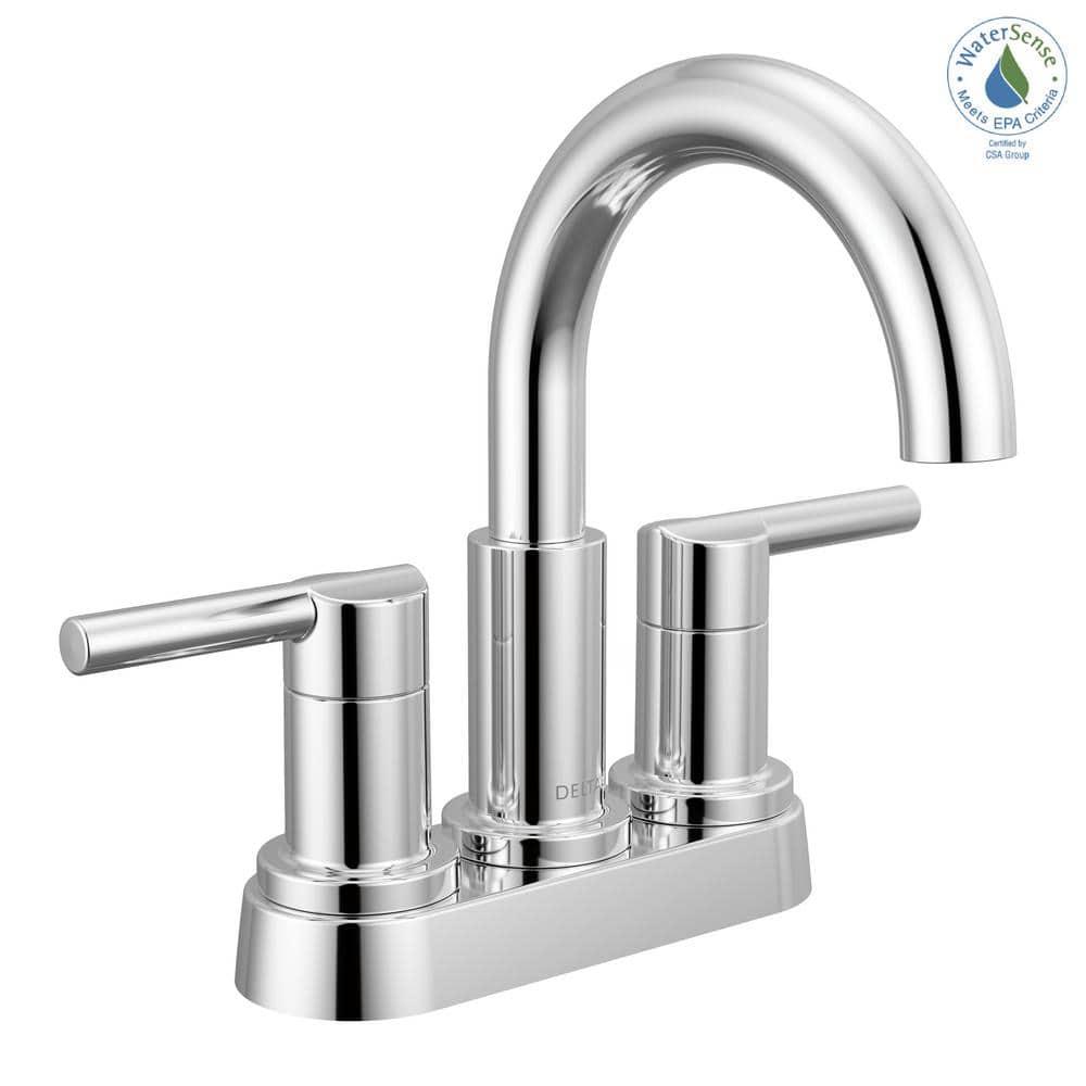 Nicoli Centerset Bathroom Faucet, 2-Handle Bathroom Sink Faucet