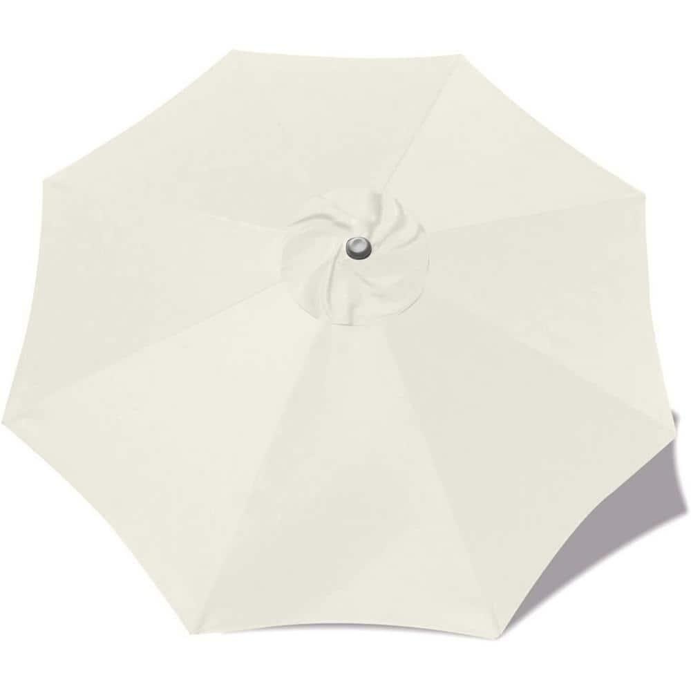 Replacement 9ft Umbrella Canopy - Fits 8-Rib Frames, Creamy White