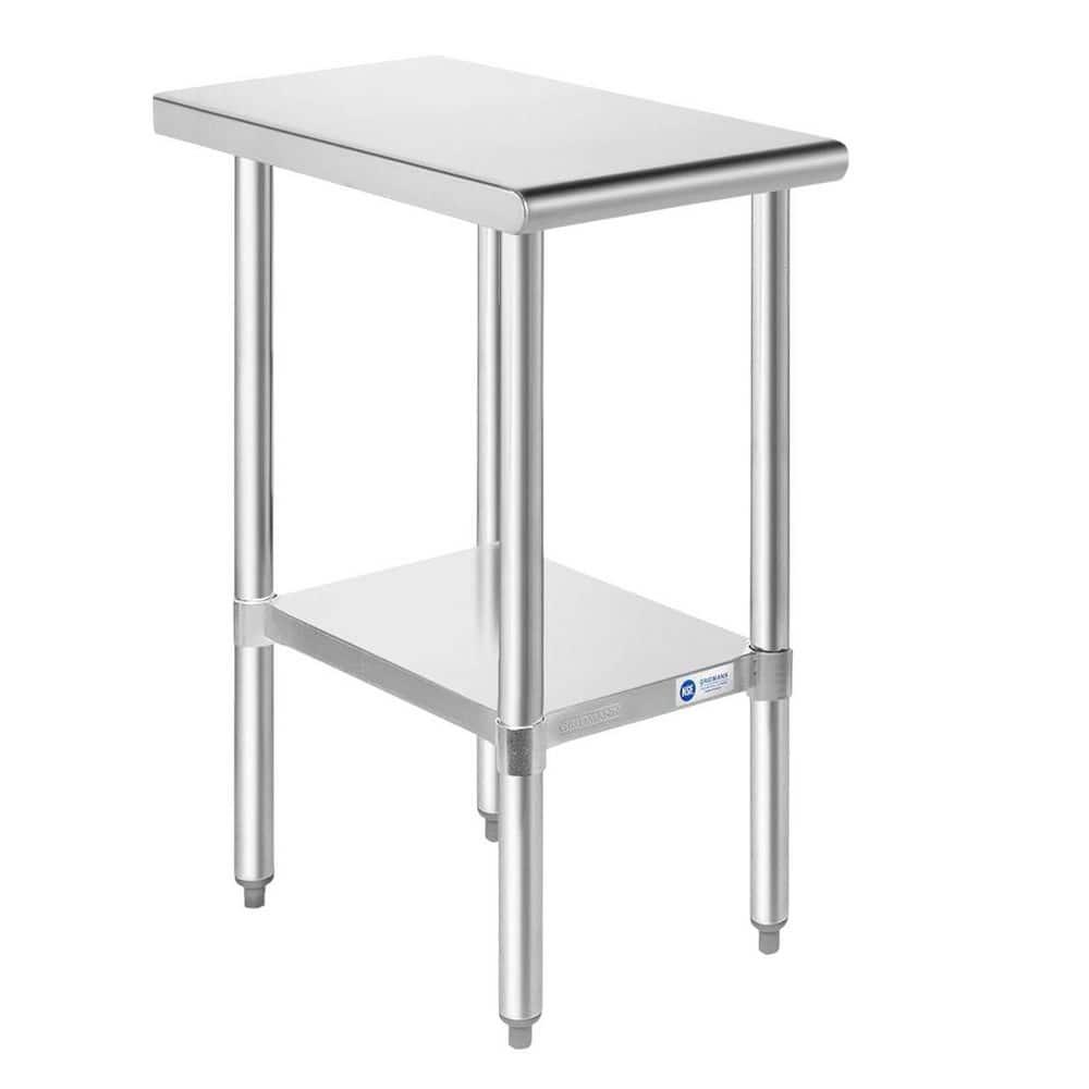 GRIDMANN NSF Stainless Steel Commercial Prep Table By GRIDMANN
