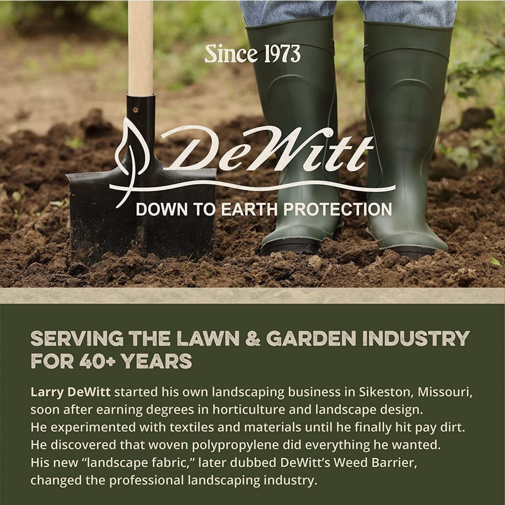 DeWitt Sunbelt 3.2oz Woven Weed Barrier Landscape Fabric Ground Cover