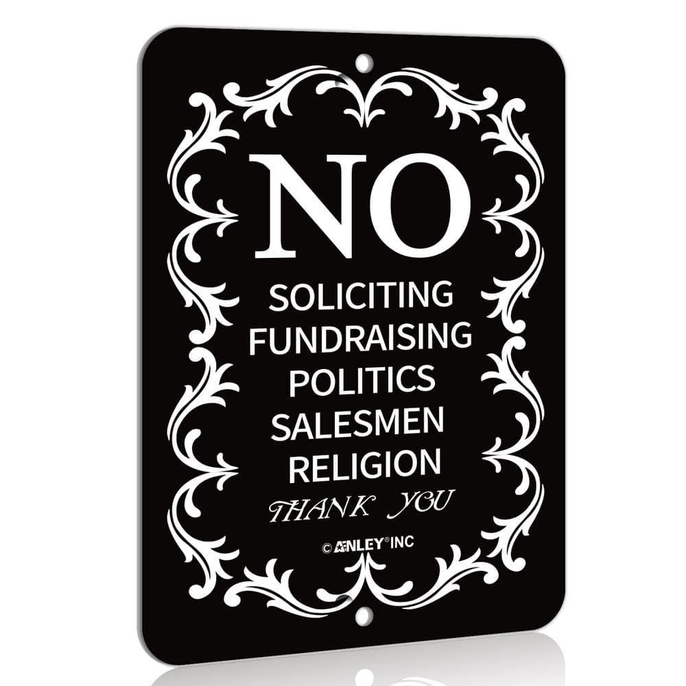 Inbox Zero No Soliciting for Home and Business, do Not Ring the Bell Sign