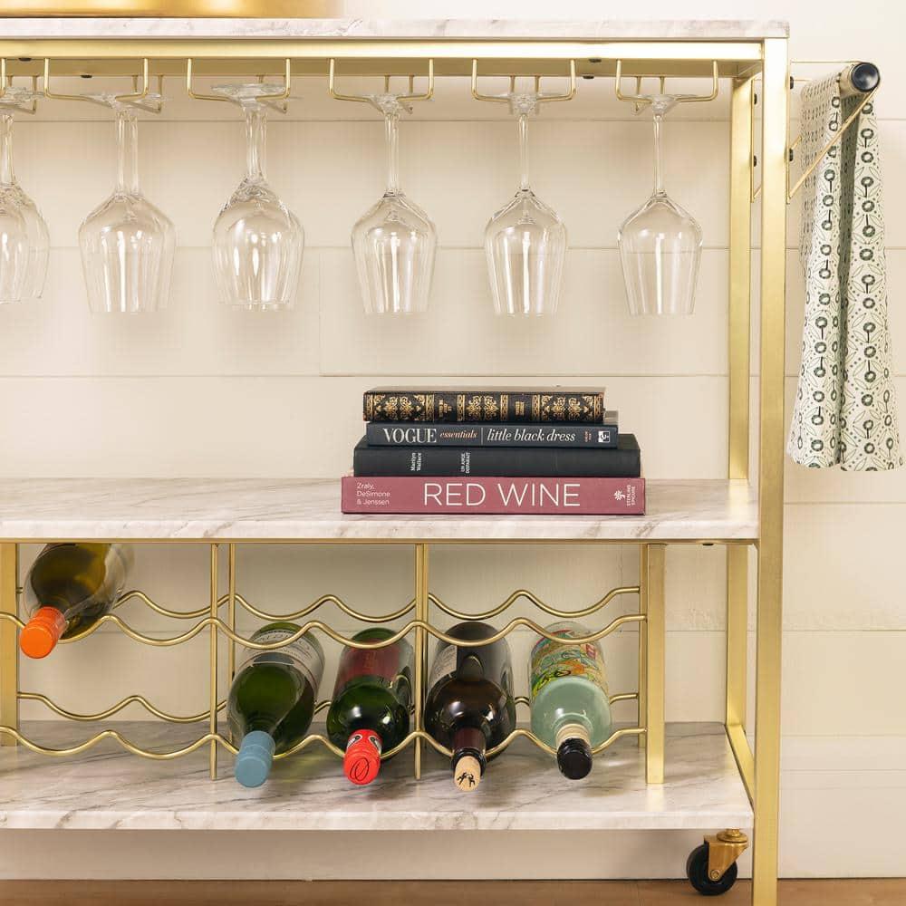 Maliza Metal Bar Cart