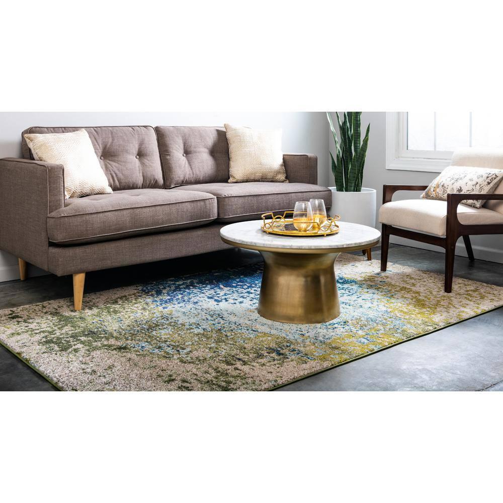 Unique Loom 9' 0 x 12' 2 Blue Estrella Vella Area Rug