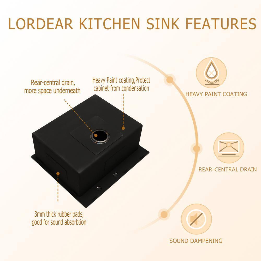 33" L x 22" W Drop-in Double Bowl 60/40 Sink 16 Gauge Stainless Steel Kitchen Sink Topmount Sink