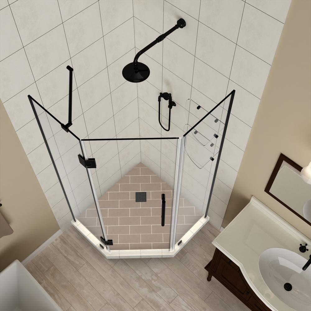 Merrick GS 40" x 72" Neo-Angle Hinged Shower Enclosure