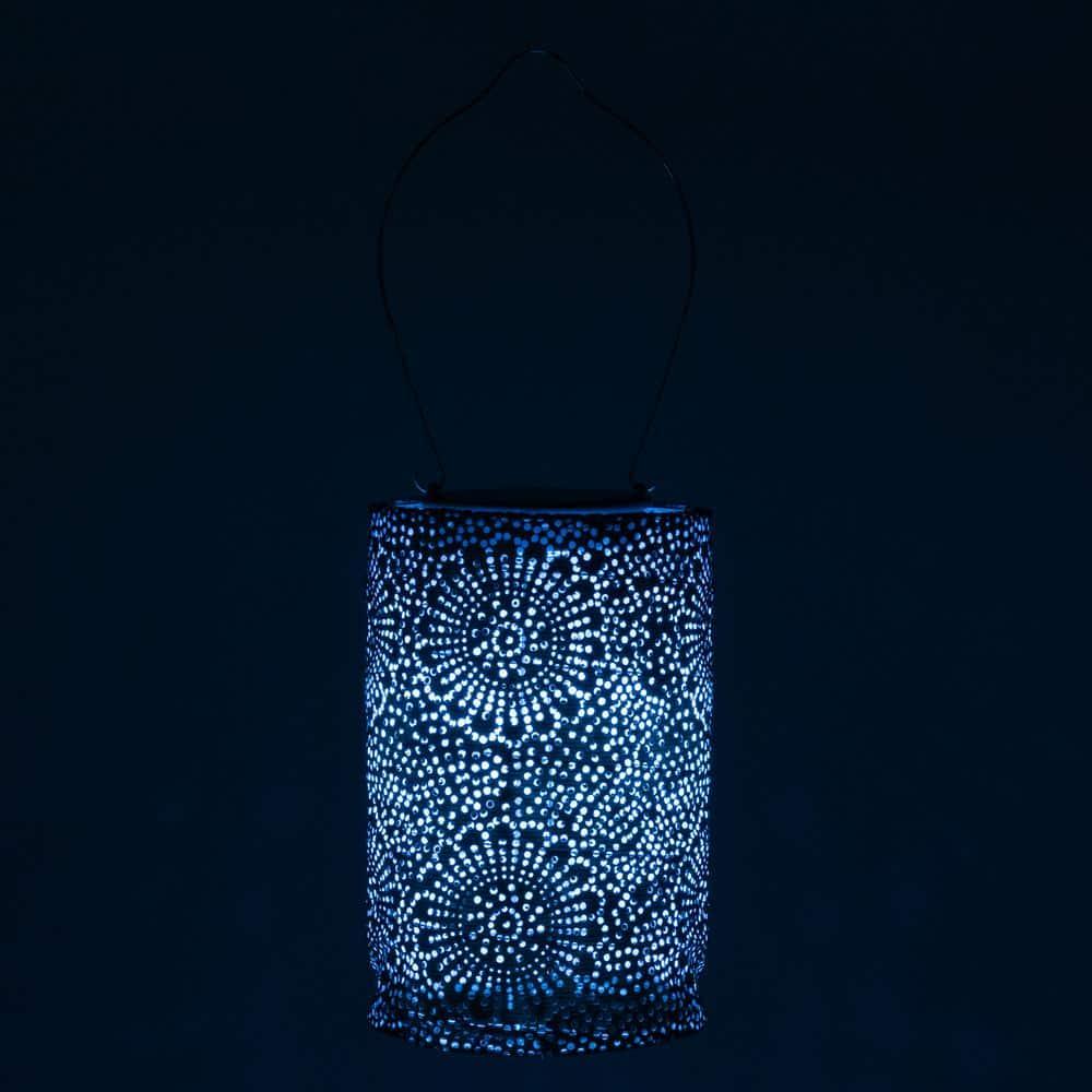 Soji Stella Cylinder Solar Outdoor Lanterns - Set of 2