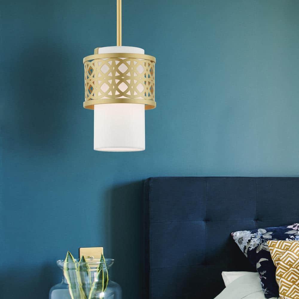 Livex Lighting Calinda 1 - Light Pendant in  Soft Gold