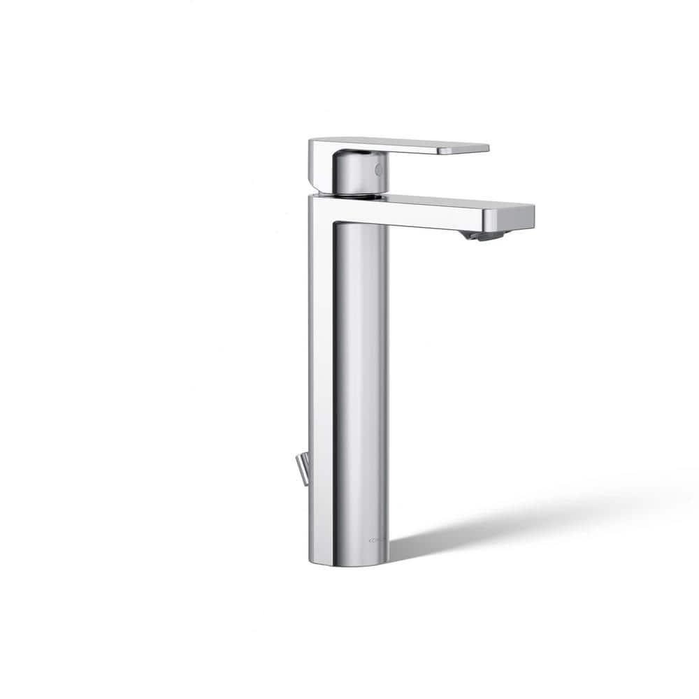 Parallel™ Tall Single-Handle Bathroom Sink Faucet, Single-Hole Faucet with Pop-Up Drain, 1.2 GPM
